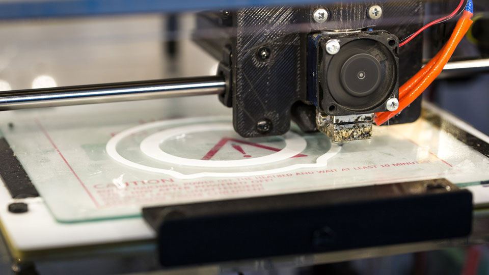 Testa di stampante 3D